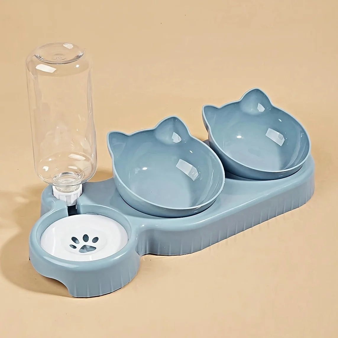 3-in-1 Futter- und Wassernapf mit Nackenschutz