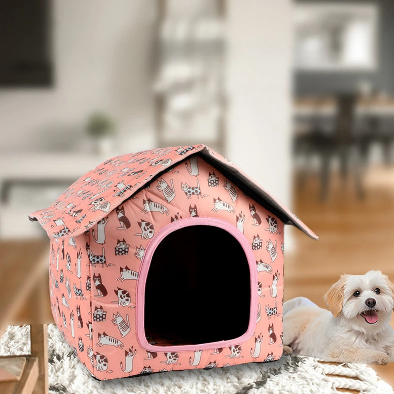 Water-resistant Foldable and Detachable Pet House Ideal for Cats Dogs in Outdoor Environments Cat House Cats Home Pet Supplies Petoria Store