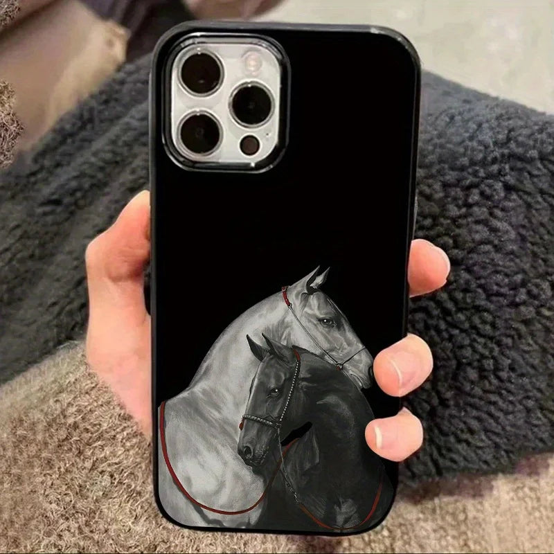 Pferde Handyhülle für iPhone mit Premium Schutz