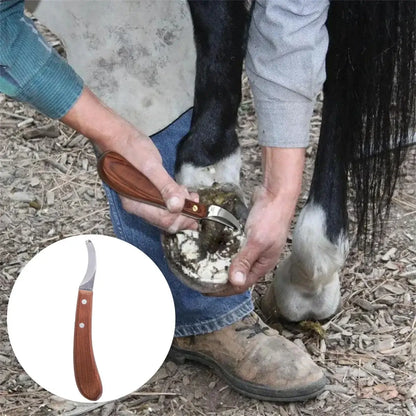 🛠️ Petoria™ Edelstahl Hufmesser