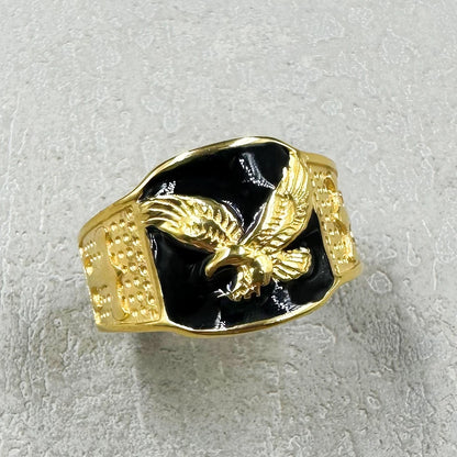 Adler Edelstahl Ring | Petoria