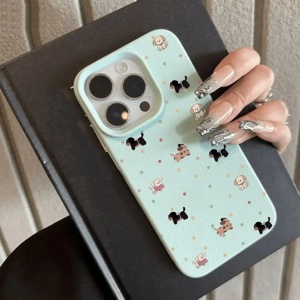 Polka Dot Tier Handyhülle für iPhone