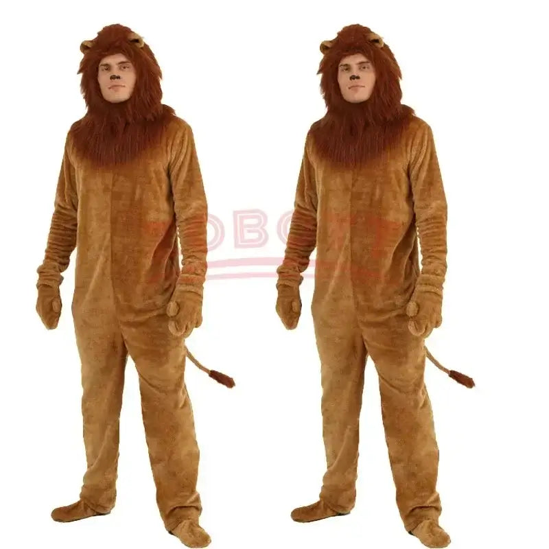 Löwen Kostüm Weicher Kigurumi Overall – Petoria™