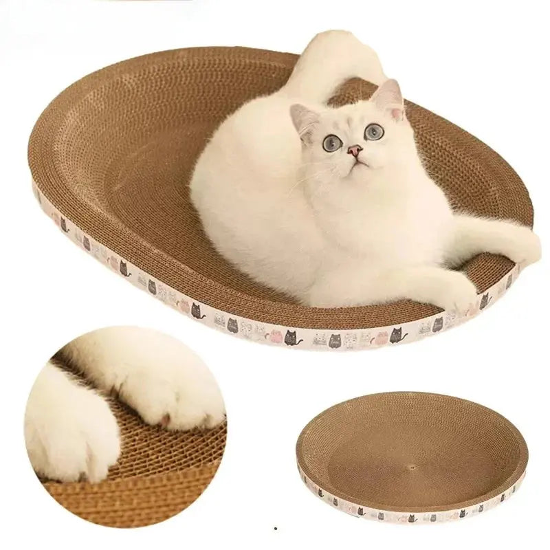 Kratzbaum aus Wellpappe mit Katzenminze Petoria