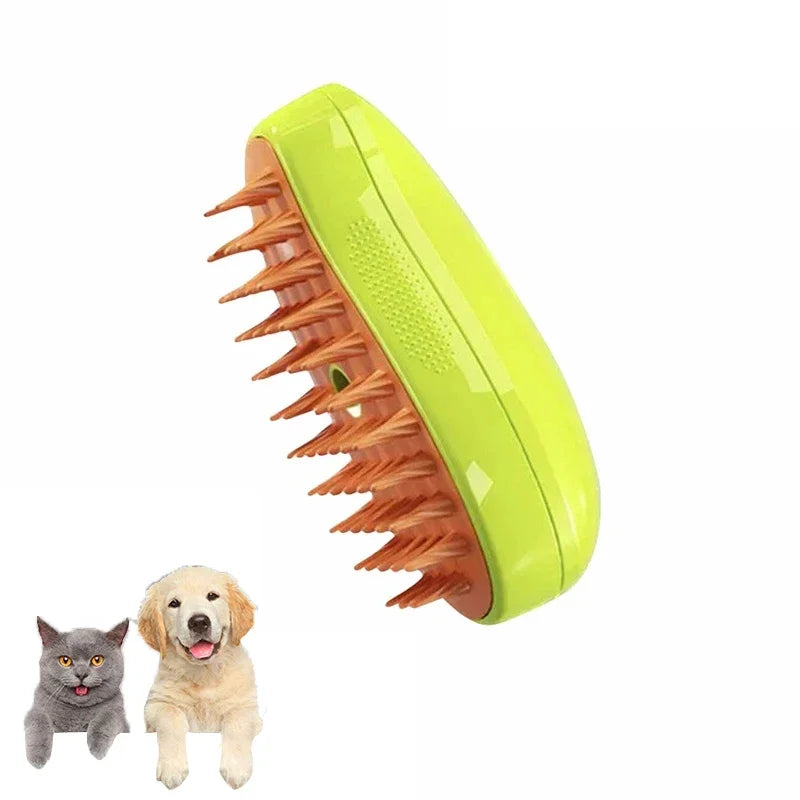 Dampfbürste für Katzen 3-in-1 zur Fellpflege