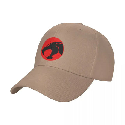 Vintage Baseballkappe mit Katzenlogo – Verstellbare Unisex Cap