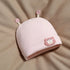 Pink baby beanie with bear design, soft fleece material, with bear ears, cute accessory for newborns, SKU: 14:29