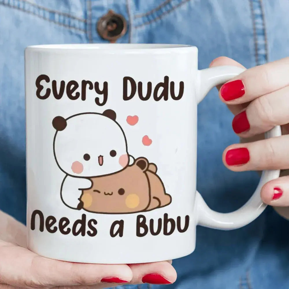 Keramiktasse mit Panda- und Bärenmotiv Petoria