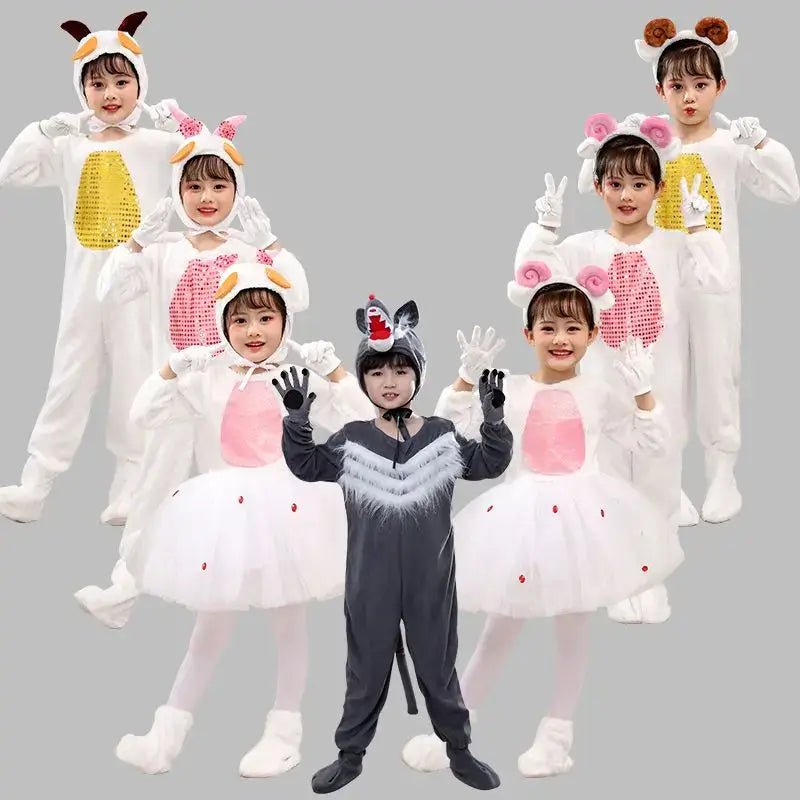 Kinder Schafkostüm Halloween Karneval – Petoria™