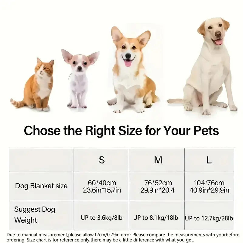 🐾 Petoria® Premium Flanelldecke für Hunde &amp; Katzen – Weich, Warm &amp; Kuschelig Petoria