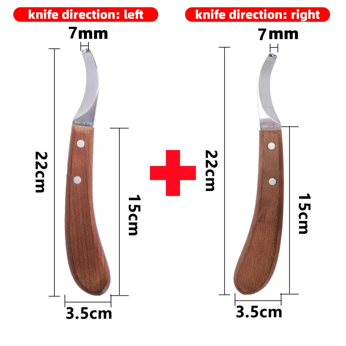 🛠️ Petoria™ Edelstahl Hufmesser