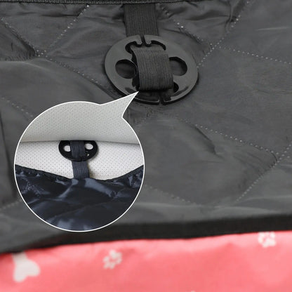 🐾 Petoria® Hunde-Autositz mit Aufbewahrungstaschen – Wasserdichter Autositz für kleine &amp; mittelgroße Hunde Petoria