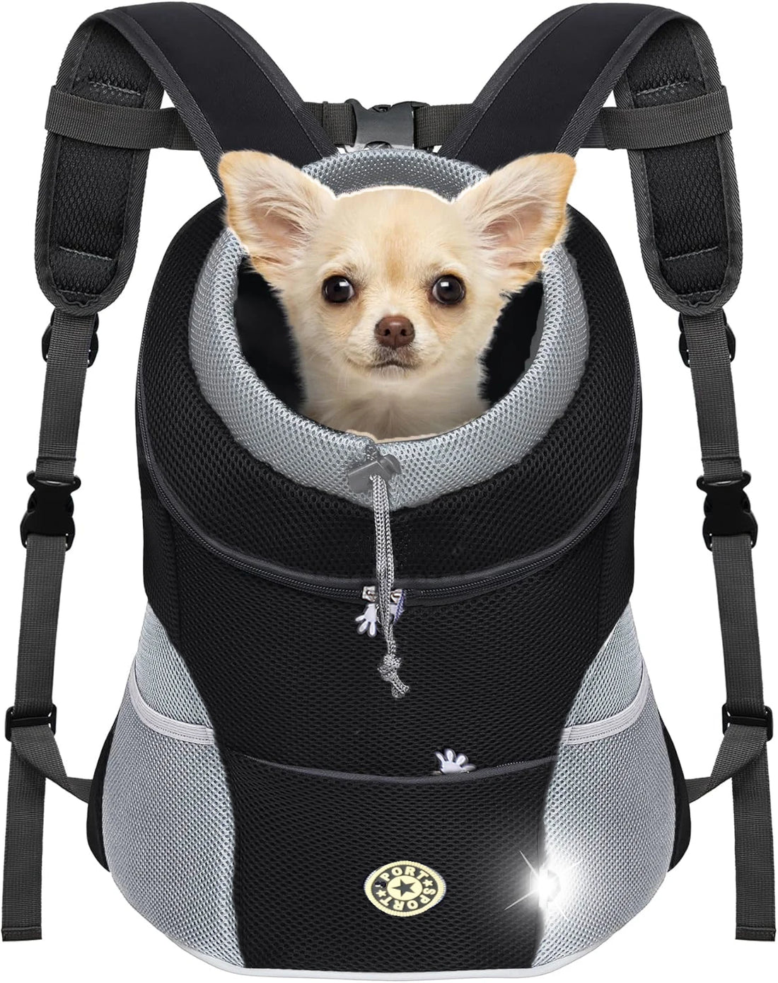 🐾 Petoria® Premium Haustier-Rucksack – Komfortabler Reiserucksack für kleine Hunde &amp; Katzen