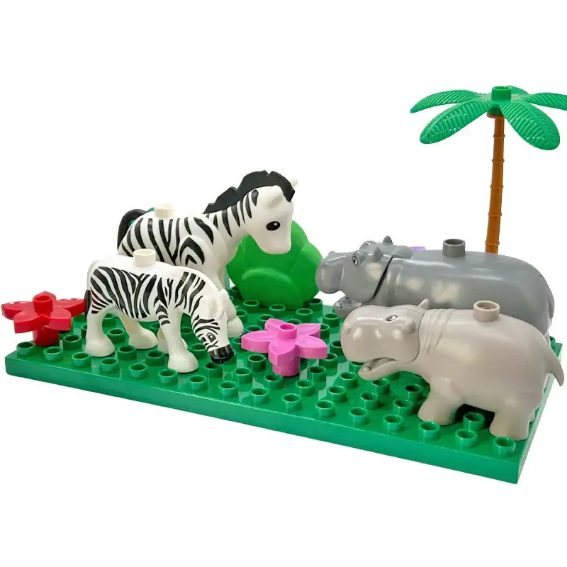 🦒 Petoria™ Tier Bausteine Lernset