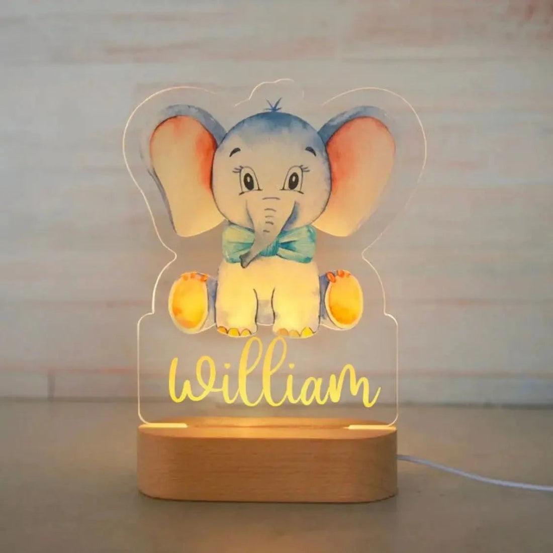 Picture Frame Light Children Animal Night Light Custom Acrylic Lamp Baby Kids Bedroom Decor Neonate Birthday Christmas Gift Petoria Store