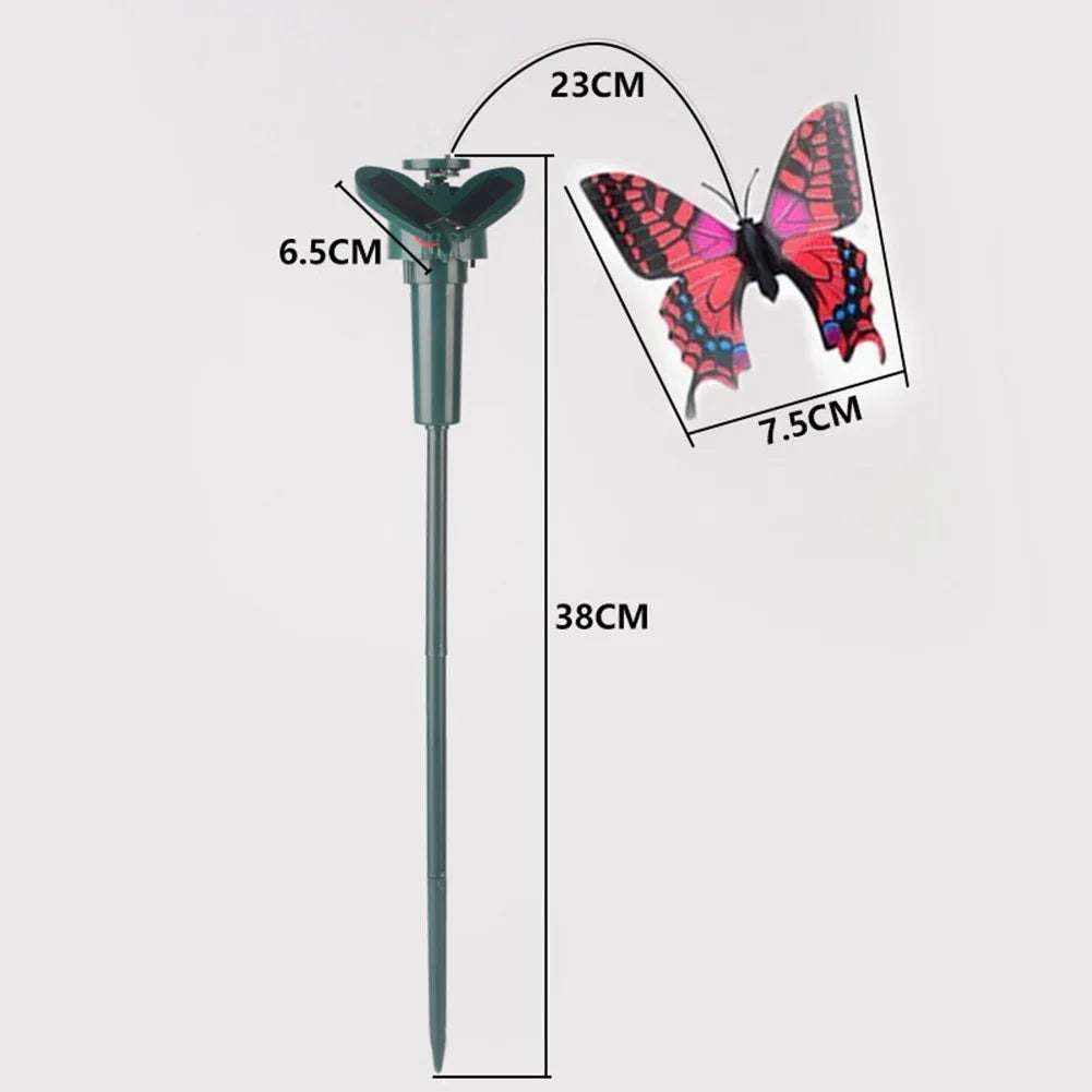 Realistic Solar Butterfly Bird Garden Decoration Outdoor Yard Waterproof Dancing Fluttering Butterflies Flying Humming Birds Petoria Store