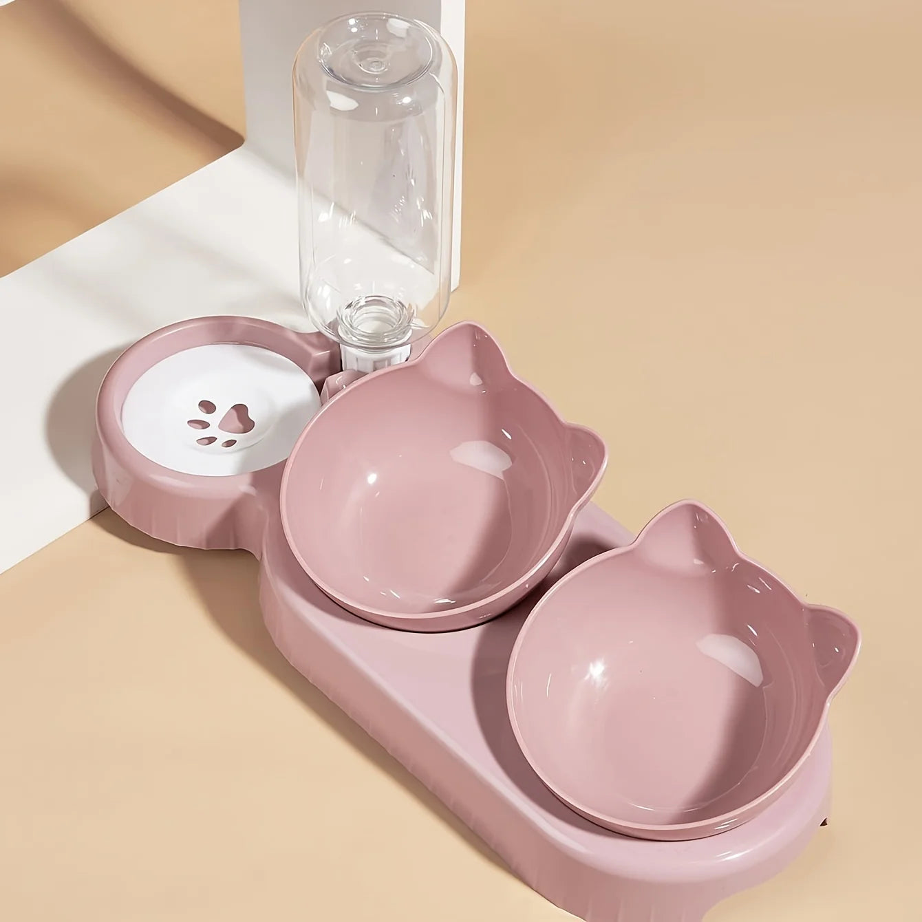 3-in-1 Futter- und Wassernapf mit Nackenschutz