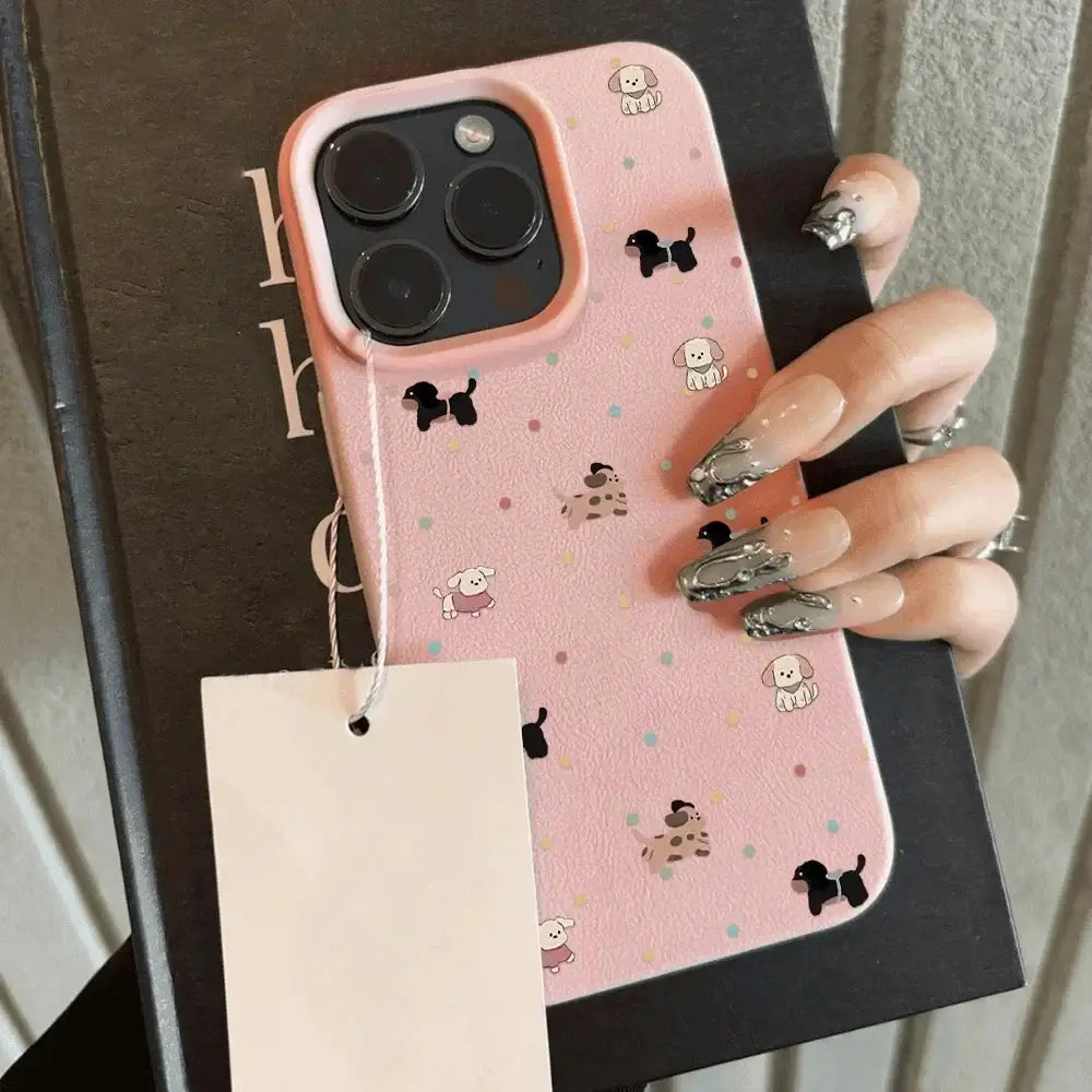 Polka Dot Tier Handyhülle für iPhone