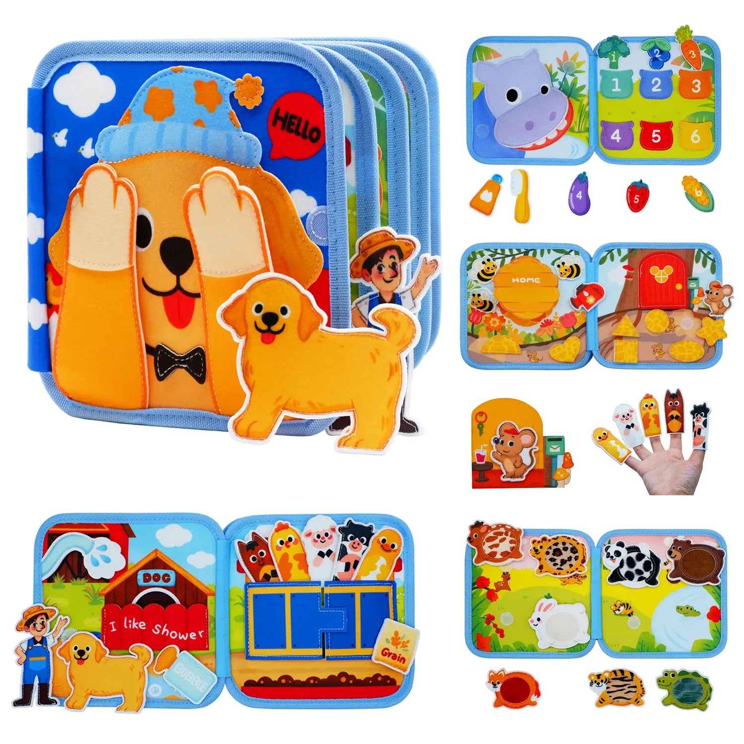 Montessori Busy Book mit Tieren