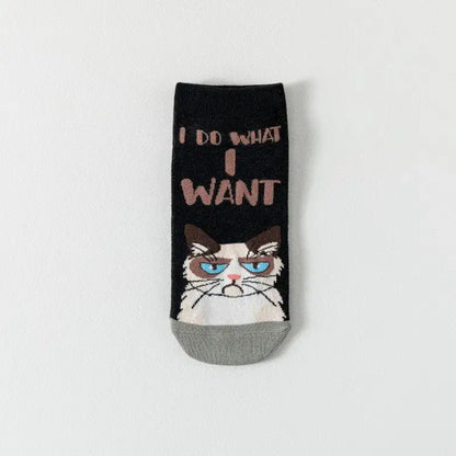 Katzen Baumwollsocken