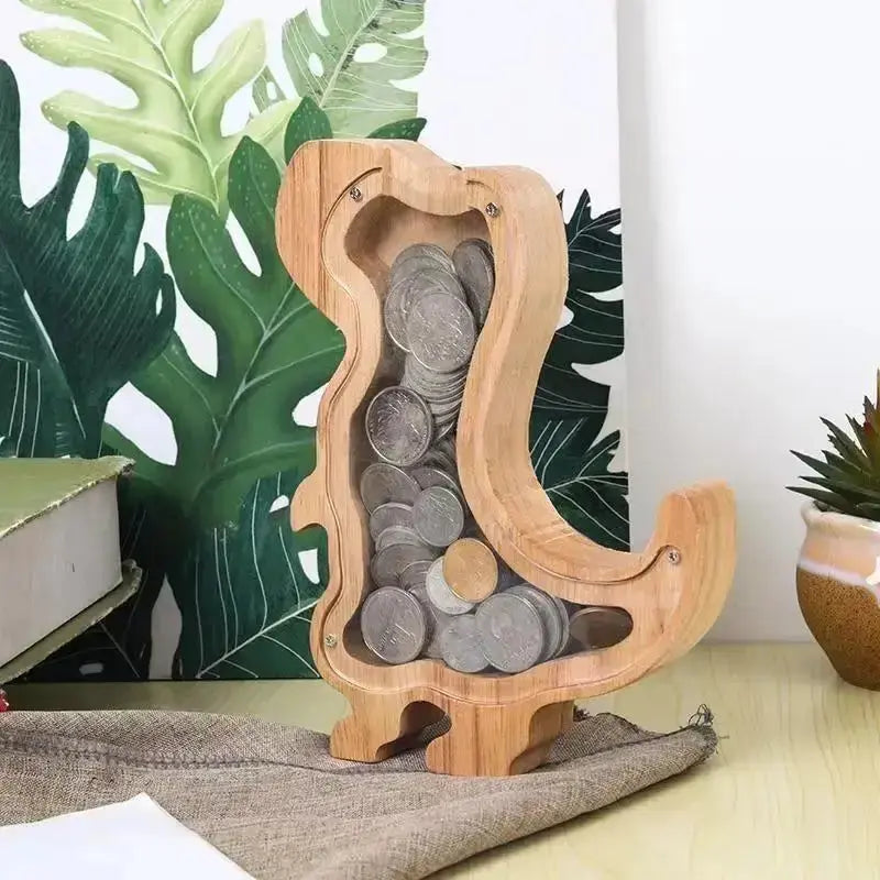 Holz Tier Sparschwein für Kinder Petoria