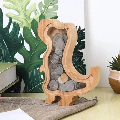 Holz Tier Sparschwein für Kinder Petoria