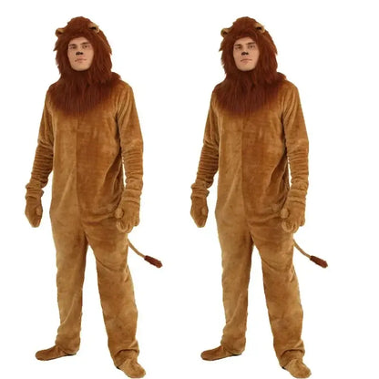 Löwen Kostüm Weicher Kigurumi Overall – Petoria™
