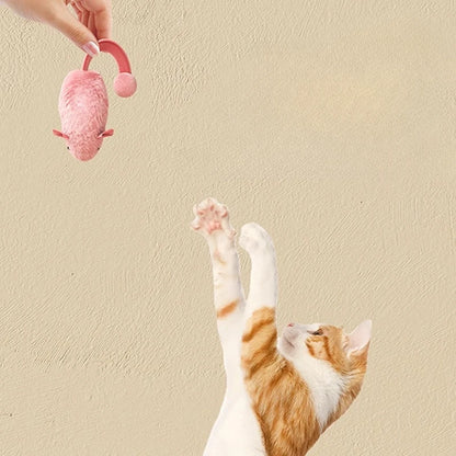 Interaktive Plüschmaus für Katzen – Weiches Spielzeug