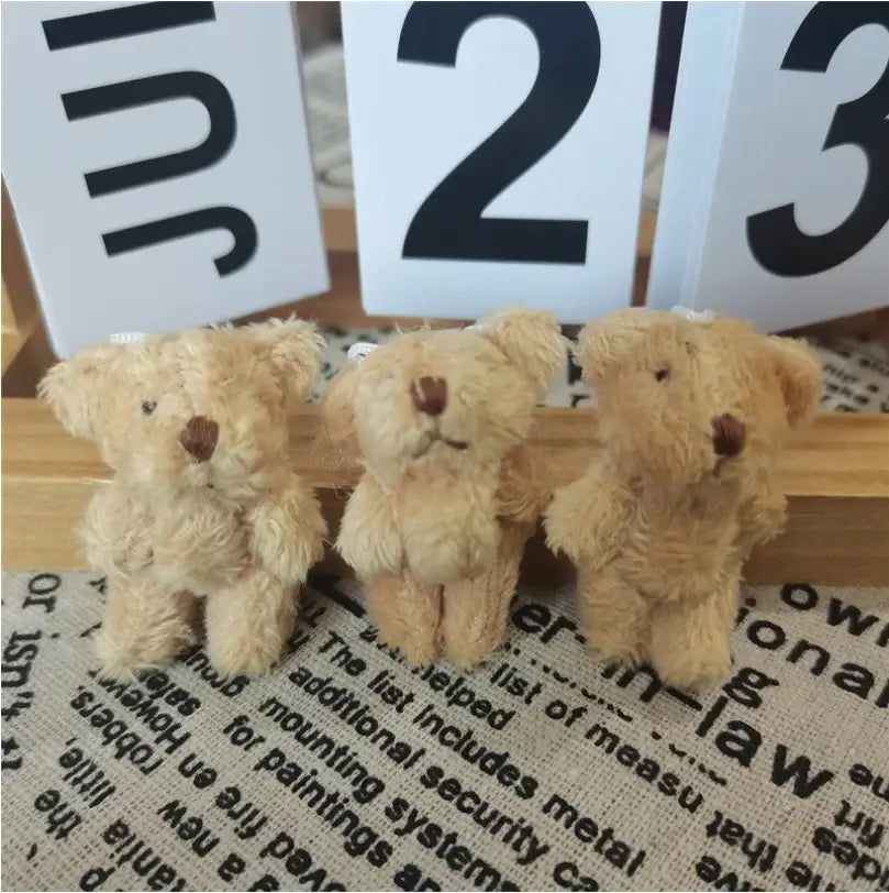 Mini Bären Plüschset 6er Set für Kinder