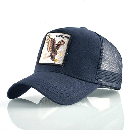Trucker Baseballkappe mit Tier-Patch