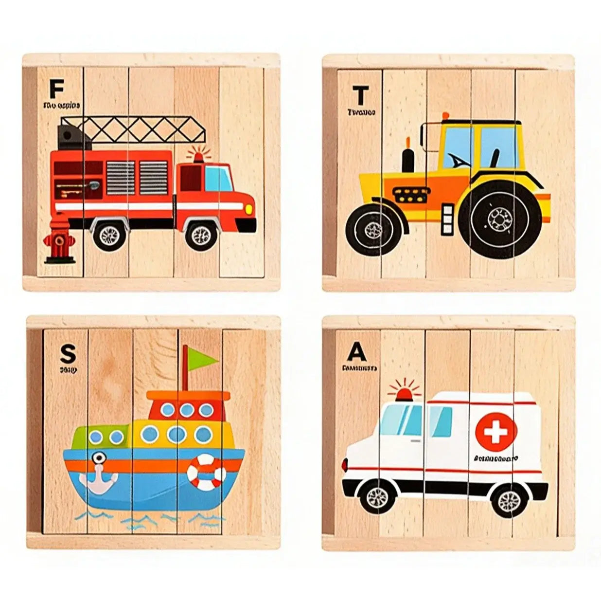 Holz Tier Puzzle Montessori Lernspiel