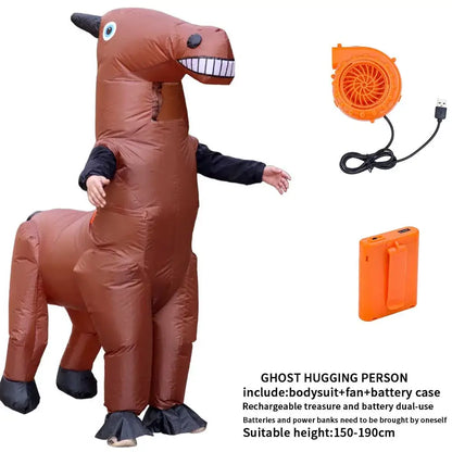 🐴 Petoria™ Aufblasbares Pferdekostüm für Erwachsene