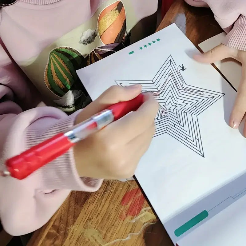 Labyrinth Lernbuch für Kinder mit Übungen