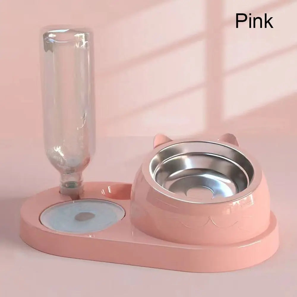 2-in-1 Futter- und Wasserspender für Hunde und Katzen
