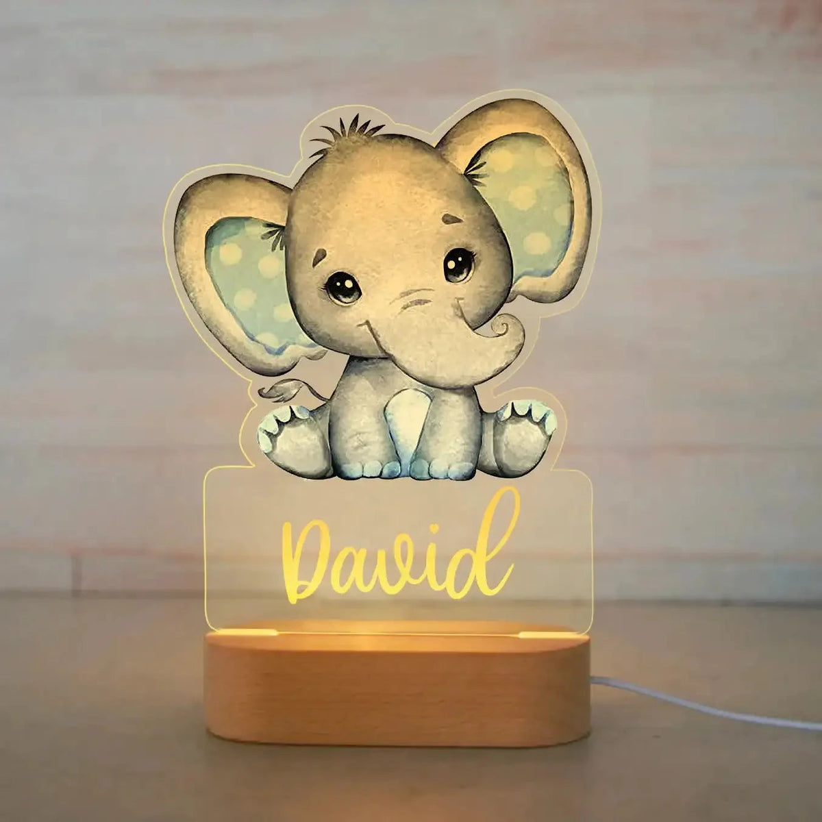 Picture Frame Light Children Animal Night Light Custom Acrylic Lamp Baby Kids Bedroom Decor Neonate Birthday Christmas Gift Petoria Store