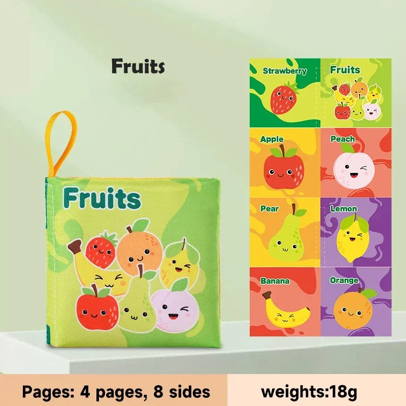 Weiches Fühlbuch Lernspielzeug für Kinder