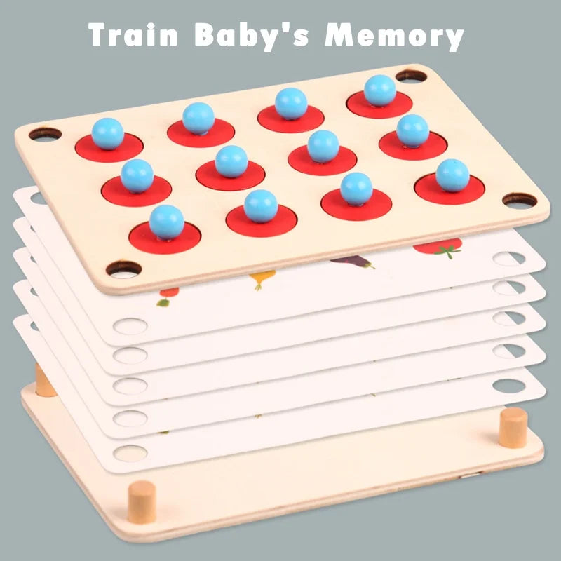 Lernspielzeug aus Holz – Memory Spiel für Kinder