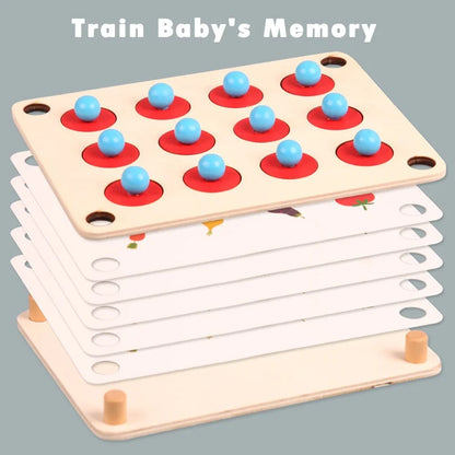 Lernspielzeug aus Holz – Memory Spiel für Kinder