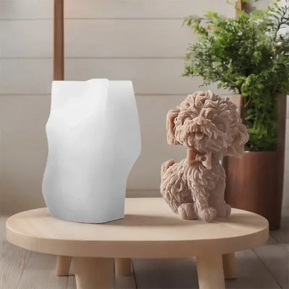 Hunde Kerzenform aus Silikon für DIY Kerzen