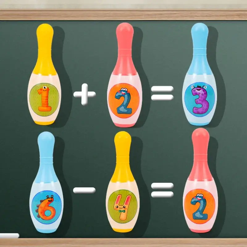 Tier Bowling Lernspiel für Kinder