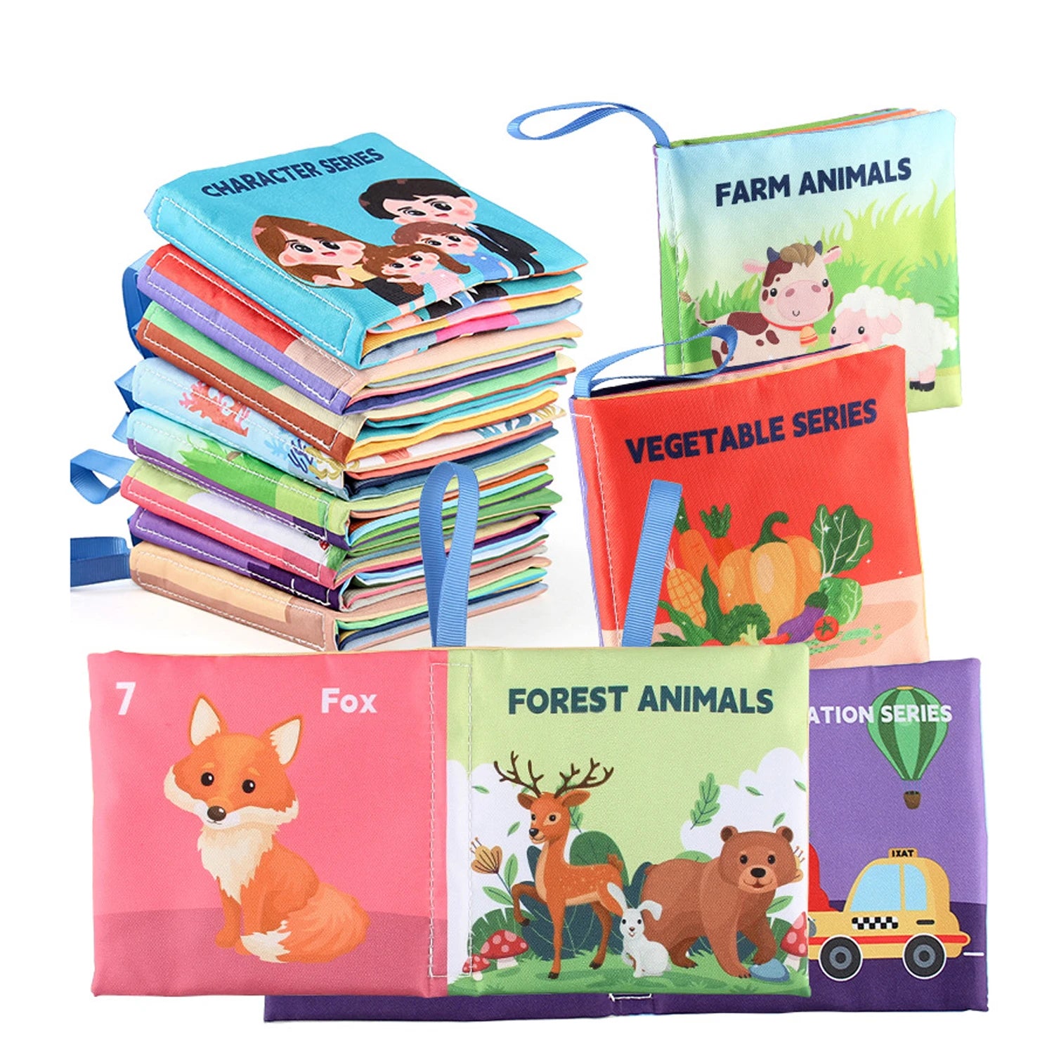 Montessori Stoffbuch für Babys und Kinder