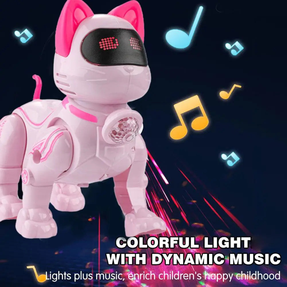 Elektrisches Roboter-Kätzchen mit Licht und Musik