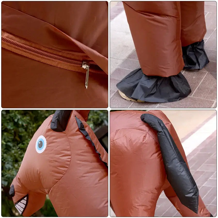 🐴 Petoria™ Aufblasbares Pferdekostüm für Erwachsene