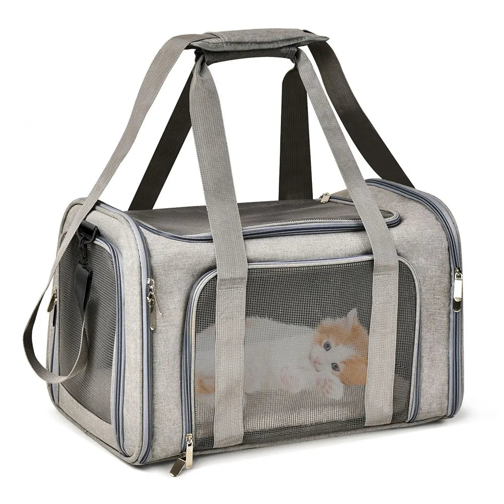 Petoria® Premium Haustier-Tragetasche für Hunde &amp; Katzen – Faltbar