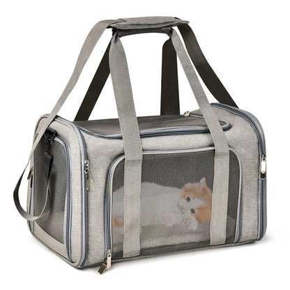 Petoria® Premium Haustier-Tragetasche für Hunde &amp; Katzen – Faltbar