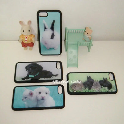 Kawaii Tier Handyhülle für iPhone