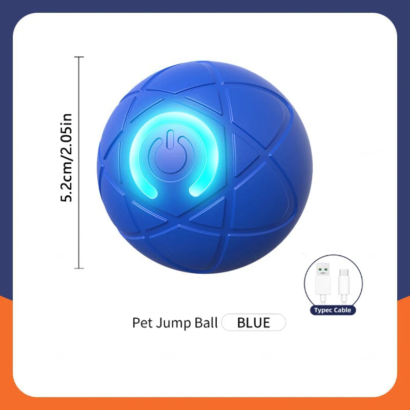 Intelligentes Hundespielzeug, Ball, elektronisch, interaktiv, Haustierspielzeug, beweglicher Ball, USB, automatisch bewegend, hüpfend, für Welpen, Geburtstagsgeschenk, Katzenprodukt