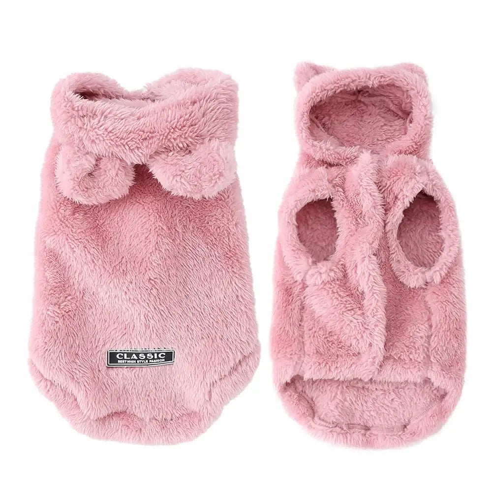 🩶 Petoria™ Fleece Kapuzenmantel