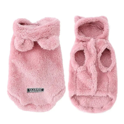 🩶 Petoria™ Fleece Kapuzenmantel