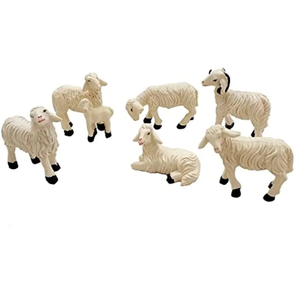 Miniature Garden Figurines Garden Sheep Statues Outdoor Decor Art Outdoor for Fall Winter Garden Decor Petoria Store